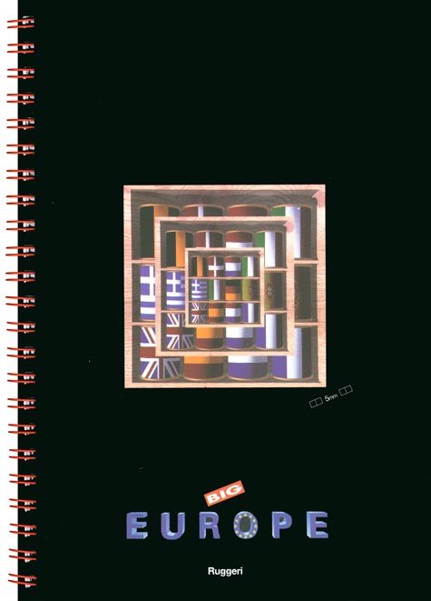 gbc QuadernoBigEuropeRuggeri, SprialatoLatoLungo, 120fogliA5 Rigato8mm formato A5, legatura: W.O. lato lungo, foliazione: 120 fogli, carta da 80gr. Il quqderno preferito da Giulio Andreotti, righe da 8mm.
