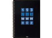 gbc RubricaTastiera, SpiraleMetallica, 48fogli, A6 formato A6, legatura: W.O. lato lungo, foliazione: 48 fogli, carta da 120gr rug3896