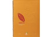gbc QuadernoGreenLifeRuggeri, SpiralatoLatoLungo, 70fogliA4, Righe8mm 70 fogli da 80gr di carta avorio riciclata ecologica. Formato A4 (21x29.7cm) . Legatura a spirale metallica sul lato lungo. Copertina a colori con motivi a rilievo a secco. Sottoblocco rigido, righe da 8mm.