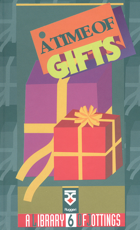gbc A time of gifts - Doni, regali: fatti e ricevuti formato cm 11x17,4, legatura: Cucito filo refe, foliazione: 128 pagine numerate, a righe interasse 5 mm, carta da 100gr-mq.