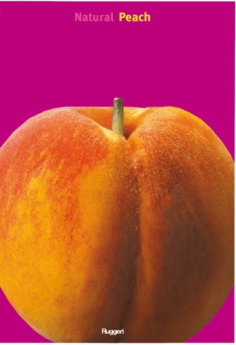 gbc Raccoglitore Natural Fruit (6 soggetti) con 4 anelli da diam. 30. Peach formato A4+, legatura: 4 anelle diam.30, carta da -gr.
