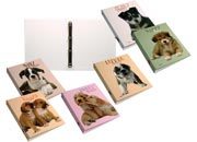 gbc Raccoglitore A4+ con 4 anelli Puppies formato A4+, legatura: 4 anelle diam.30, carta da -gr.