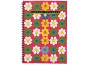gbc Sixties, Flower children - Quadrettato - Graph 5 mm formato A6, legatura: W.O. lato lungo, foliazione: 50 fogli, carta da 80gr, quadretti 5mm rug6040.05.FC