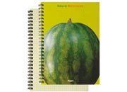 gbc QuadernoNaturalFruitRuggeri, SpralatoLatoLungo, 50fogliA6, CartaVerdeCocomero formato A6, legatura: W.O. lato lungo, foliazione: 50 fogli, carta da 80gr, quadretti 3mm rug6320.03.WM