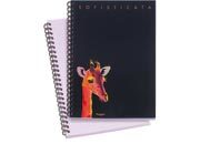 gbc QuadernoZooRuggeri, SpiralatoLatoLungo, 70fogliA5, CartaLilla Sofisticarta rug6342.05.SO.