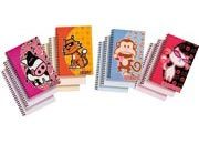 gbc WithItGLAMOUR, A5 spiralatoWOLatoLlungo,  CartaColorataRosa80gr,  Quadretto5mm formato A5, legatura: W.O. lato lungo, foliazione: 70 fogli, carta da 80gr, righe da 8mm rug6726.01.H