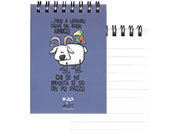 gbc QuadernoBlack&WhiteRuggeri SpiralatoInTesta 50fogliA7 Righe8mm, MONTONE formato A7, legatura: W.O. in testa, foliazione: 50 fogli, carta da 80gr, righe da 8mm, soggetto: ...tutti siamo uguali...davanti alla legge rug6740.01.GB