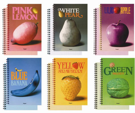 gbc FruitsLineRuggeri. QuadernoSpiralatoQuadretti5mm, A5. YellowStrawberry Blocchi spiralati di 70 fogli da 80gr. Formato A5 (14,8x21cm), quadretti 5mm. In carta gialla.