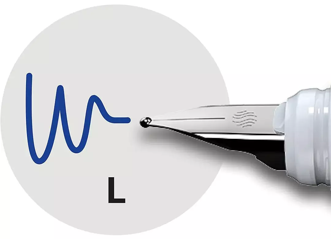 gbc PennaSTILOGRAFICA Schneider fustoBianco-turchese, perMANCINI Penna Stilografica. Impugnatura ergonomica. Per MANCINI. Prodotto Originale Tedesco, MADE IN GERMANY. SCH168405