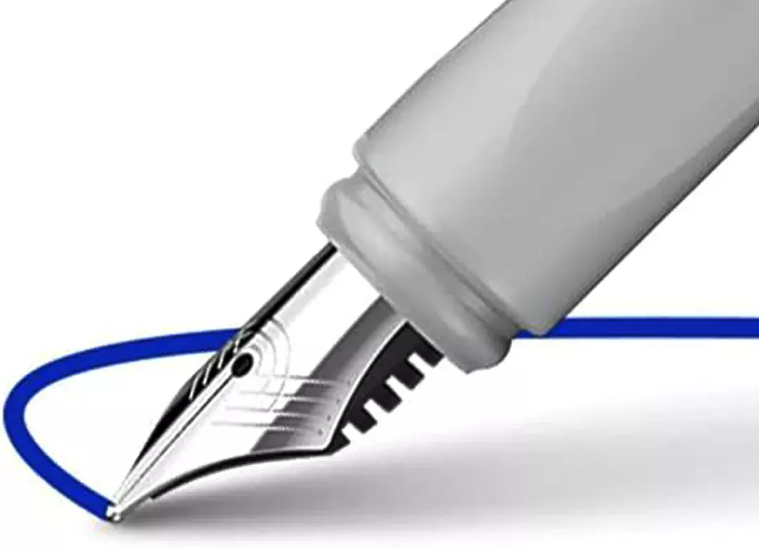 gbc PennaSTILOGRAFICA SchneiderCEOD, fustoGRIGIO Penna Stilografica. Impugnatura ergonomica. Per MANCINI e destrimani. Prodotto Originale Tedesco, MADE IN GERMANY. SCH168612