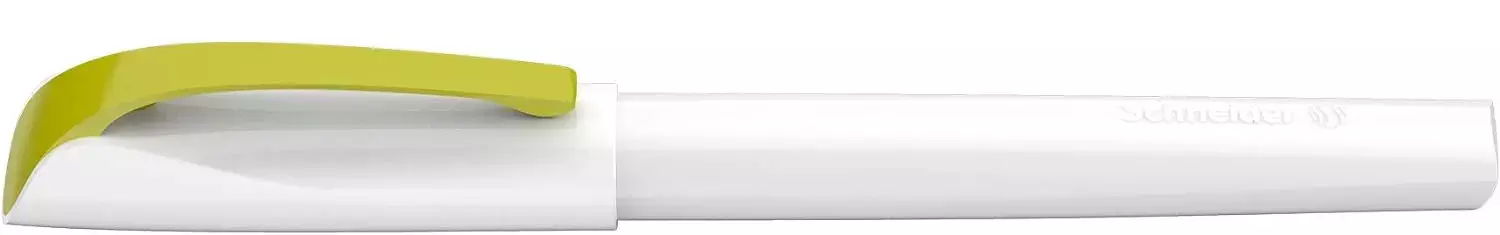 gbc PennaSTILOGRAFICA SchneiderXpect  fustoBianco, impugnaturaVERDE Penna Stilografica. Impugnatura ergonomica. Per MANCINI e destrimani. Prodotto Originale Tedesco, MADE IN GERMANY..