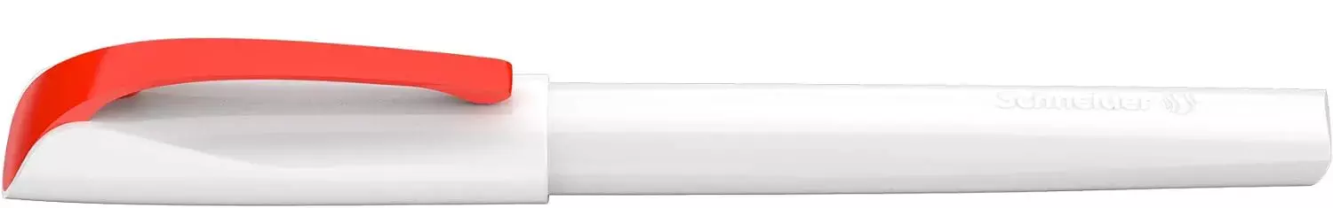 gbc PennaSTILOGRAFICA SchneiderXpect  fustoBianco, impugnaturaROSSO Penna Stilografica. Impugnatura ergonomica. Per MANCINI e destrimani. Prodotto Originale Tedesco, MADE IN GERMANY..