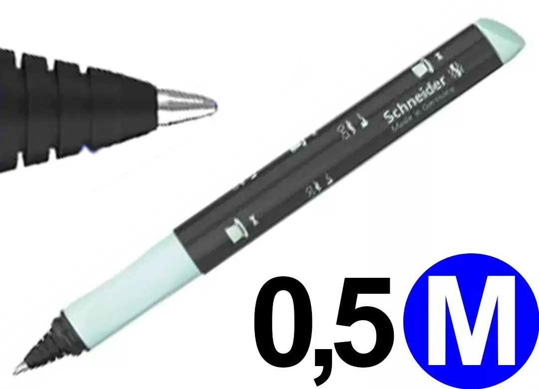 gbc Penna ROLLER Schneider Easy VERDE Penna Roller ad inchiostro liquido. Scrittura in vari colori in base alla cartuccia inserita. Superfice in gomma ergonomicamente sagomata. Impugnatura ergonomica. Adatta a MANCINI e destrorsi. Prodotto Originale Tedesco, MADE IN GERMANY. SCH187434