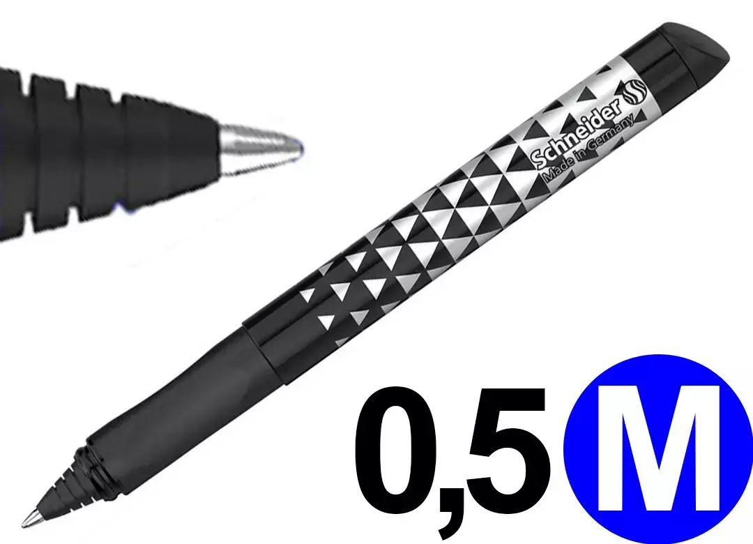 gbc Penna ROLLER Schneider Easy SILVER Penna Roller ad inchiostro liquido. Scrittura in vari colori in base alla cartuccia inserita. Superfice in gomma ergonomicamente sagomata. Impugnatura ergonomica. Adatta a MANCINI e destrorsi. Prodotto Originale Tedesco, MADE IN GERMANY. SCH187455