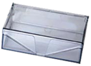 gbc Portabiglietti da visita grandi 70x107mm in pvc trasparente cristallo, contengono biglietti da visita fino al formato 70x107 mm, altezza utile 36 mm.
