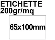 gbc EtichettaPerPortaetichette, 65x100mm SEI320204.