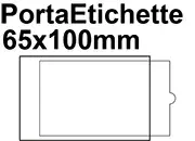 gbc PortaetichetteAdesivo IESa1sei, 65x100mm  SEI320324.