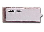 gbc Portaetichette adesive IES a1 sei, 24x63mm  SEI320311.