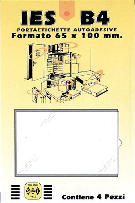 gbc EtichettaPerPortaetichette, 65x100mm In cartoncino Bristol da 200gr-mq.