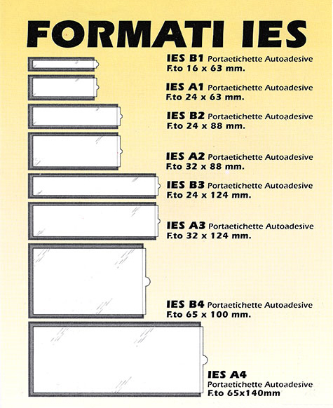 gbc EtichettaPerPortaetichette, 24x88mm In cartoncino Bristol da 200gr-mq.