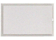 gbc PortaetichetteAdesivoTrasparente IESTIa1sei, 24x63mm Portaetichetta autoadesivo trasparente con etichetta in cartoncino intercambiabile..