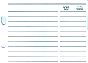 gbc Intercalari telex 3 15x21cm (a5) Ricambio per rubrica telex 3. 10 intercalari formati da busta in plastica cristallo con cartoncino stampato. foratura universale. SEI533333