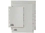 gbc Rubrica a-z in carta grigia 15x21cm (a5) Ricambio per rubrica. Contiene 20 intercalari alfabetici SEI581500