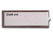 gbc Etichette per portaetichette adesive, 32x88mm   .