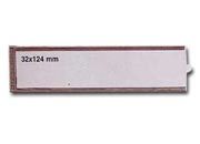 gbc Etichette per portaetichette adesive, 32x124mm   .
