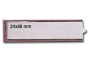 gbc Etichette per portaetichette adesive, 24x88mm    SEI320202