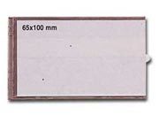 gbc Etichette per portaetichette adesive, 65x100mm   .