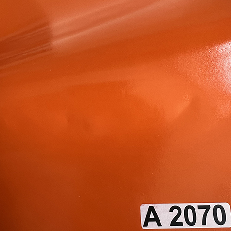 legatoria EcopelleTintaUnita VenaturaLeggera, a2070 ARANCIONE in rotoli altezza 55cm, 215 grammi-mq,  per rilegatura, legatoria, cartonaggio .