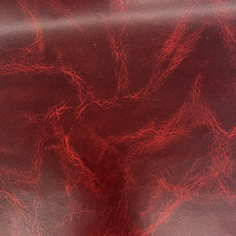 legatoria EcopelleMaculata VenaturaLeggera, pvc18772 ROSSO in rotoli altezza 50cm, Rivestimento specifico per stampa con termopressa-transfer, per rilegatura, legatoria, cartonaggio.