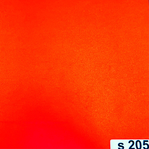 legatoria RivestimentoPerlato, s205 ARANCIO FLUO in rotoli altezza 50cm, 210 grami-mq, per rilegatura, legatoria, cartonaggio .