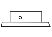 gbc grungplatte per Cucitrice Skrebba Skre-Ring 208 SKR20804