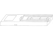 gbc Grundplatte Per cucitrice Skrebba 225 (Skre-117/120). Prodotto originale tedesco. MADE IN GERMANY SKR21207
