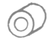 gbc Druckrolle Per cucitrice Skrebba 225 (Skre-117/120). Prodotto originale tedesco. MADE IN GERMANY SKR21227