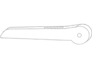 gbc Druckhebel Per cucitrice Skrebba 225 (Skre-117/120). Prodotto originale tedesco. MADE IN GERMANY SKR21229