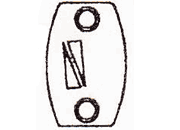 gbc Matrize mit bypass. Per cucitrice Skrebba 230 (Skre-Block 17/20). Prodotto originale tedesco. MADE IN GERMANY SKR23016