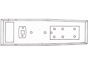 gbc Grundplatte. Piastra di base SKR23028.