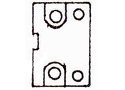 gbc Sattelplatte Per cucitrice Skrebba 230 (Skre-Block 17/20). Prodotto originale tedesco. MADE IN GERMANY.