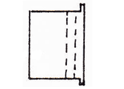 gbc Gelenkst�ck. Pezzo congiunta Per cucitrice Skrebba 230 (Skre-Block 17/20). Prodotto originale tedesco. MADE IN GERMANY SKR23086