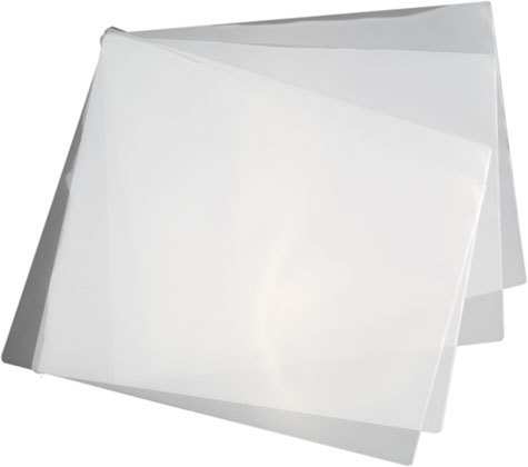 gbc Pouches, Buste plastificanti per plastificazione a caldo LUCIDE, 80 micron per lato, 303x426 mm (A3), per fogli mm 297X420, (100pz). . MADE IN GERMANY.