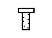 gbc Zyl.kopfschraube. Vite M4x8 Per cucitrice Skre-Tronic Falz 732. Prodotto originale tedesco. MADE IN GERMANY SKR70249