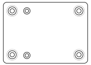 gbc Bodenplatte. Fondo Per cucitrice Skre-Tronic Falz 732. Prodotto originale tedesco. MADE IN GERMANY SKR73205