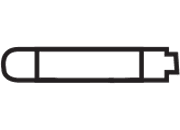 gbc blattfeder per Cucitrice Skrebba Skre-Ring 208, Skre-Tronic Falz 732 SKR80012