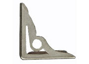 legatoria Angolino metallico nichelato 24mm per lato, protegge copertine spesse fino a 2,5mm.