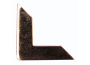 legatoria Angolino metallico canna di fucile 16mm per lato, protegge copertine spesse fino a 3.5mm smm156