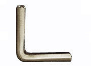 legatoria Angolino metallico canna di fucile 25mm per lato, protegge copertine spesse fino a 4,5mm.