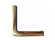 legatoria Angolino metallico similoro 18mm per lato, protegge copertine spesse fino a 3.5mm.